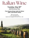 Italian Wine Dinner